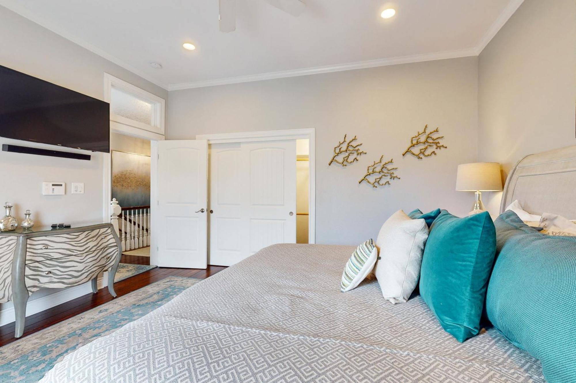 The Beachy & Charming Whale Galveston Kamer foto